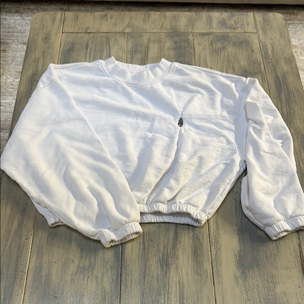 White Crewneck Sweatshirt